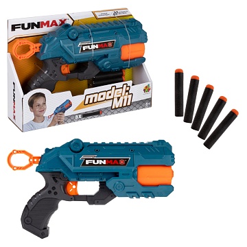 Funmax "M11" бластер механич., 7 стволов, в компл. 8 EVA снарядов Т24234