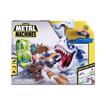 Zuru Metal Machines с машинкой, трек "Акула" 6760