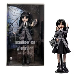 Кукла Monster High Wednesday Addams Монстр Хай Венсдей HXJ04