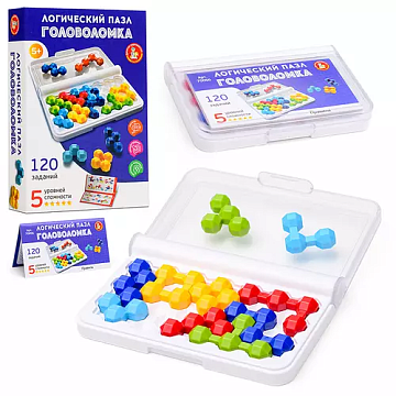 Игра головоломка "Логический пазл" фигурная 70056
