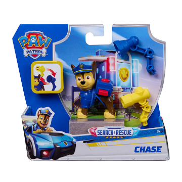 Щенячий патруль. Поисковый отряд, фигурка героя, 7 см, Чейз. Paw Patrol. 71523