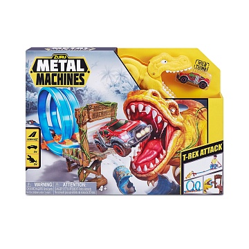 Zuru Metal Machines с машинкой, трек "Динозавр" 6702