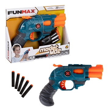 Funmax "M02" бластер механич., 2 ствола, в компл. 6 EVA снарядов Т24233